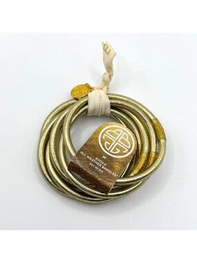 BuDhaGirl All Weather Bangles Etoile Gold Set Of 6